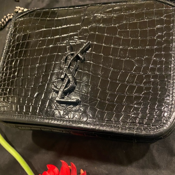 Saint Laurent small Niki Croc-Embossed Leather - Picture 2 of 11